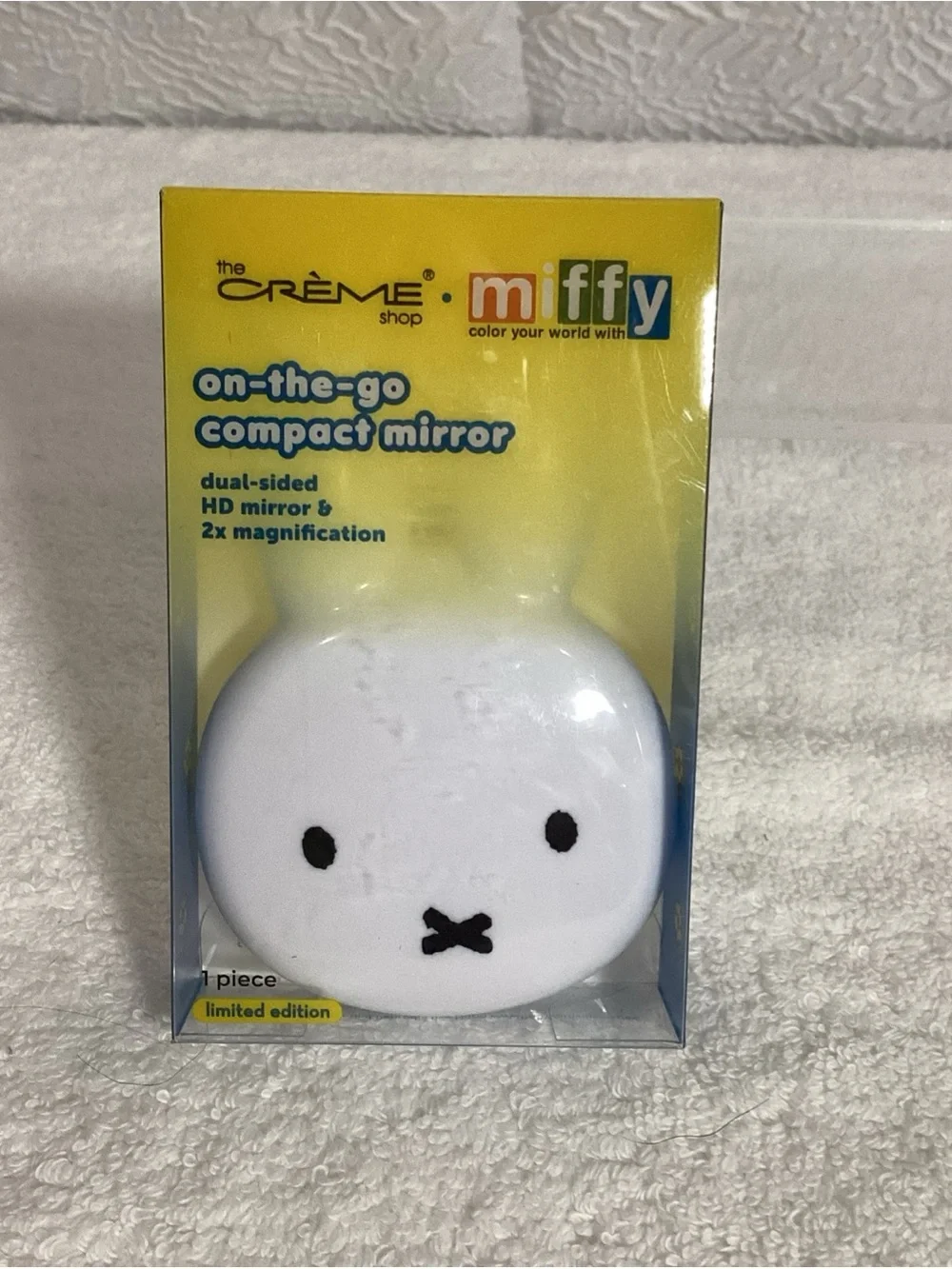 The Crème Shop Miffy On The Go Dual Sided Compact Mirror Bunny Rabbit Shape